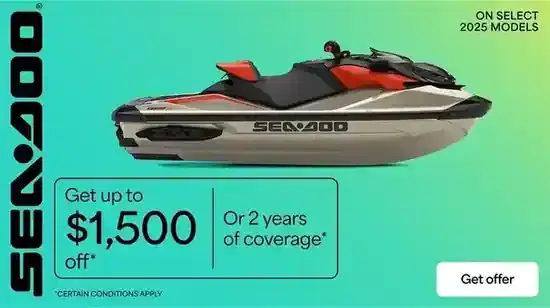 Get up to $1,500 off or 2 years of coverage on select 2025 models