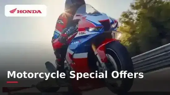 HONDA - Motorcycle Special Offers - September 2026