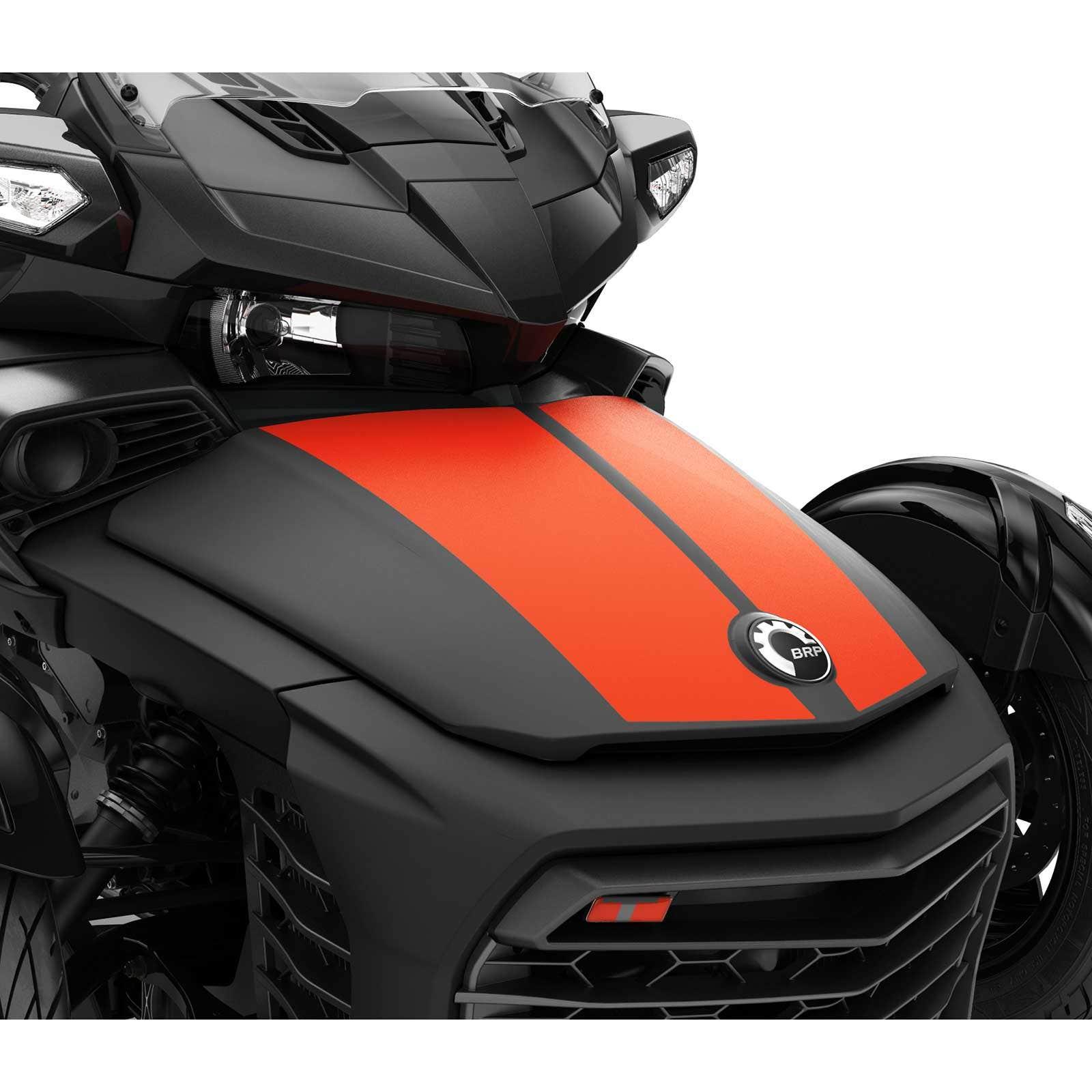 Ensemble de bandes autocollantes pour capot Can-Am Spyder / Rouge Can-Am