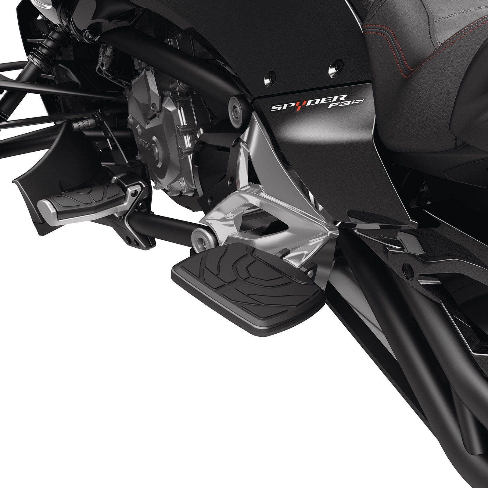 Marchepieds passager Can-Am Spyder / Noir carbone