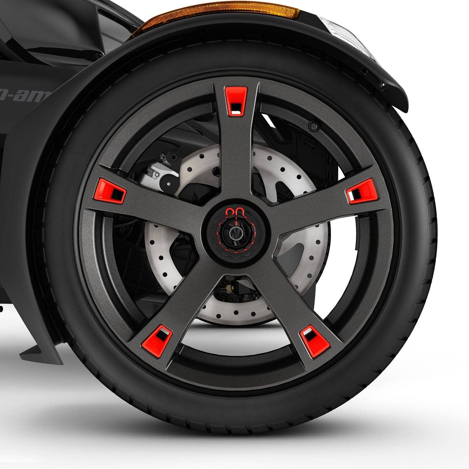 Wheel Accents Can-Am Ryker / Adrenaline Red