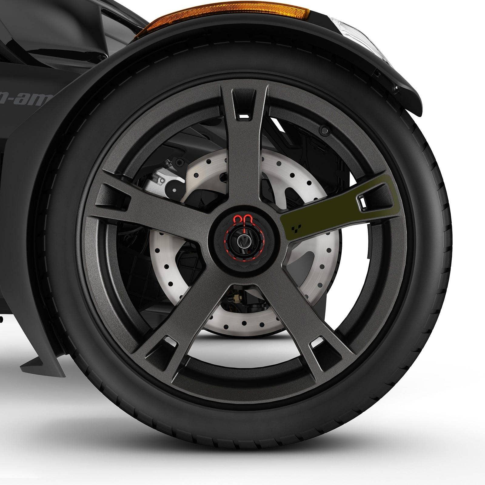 Wheel Decals Can-Am Ryker / Army Green