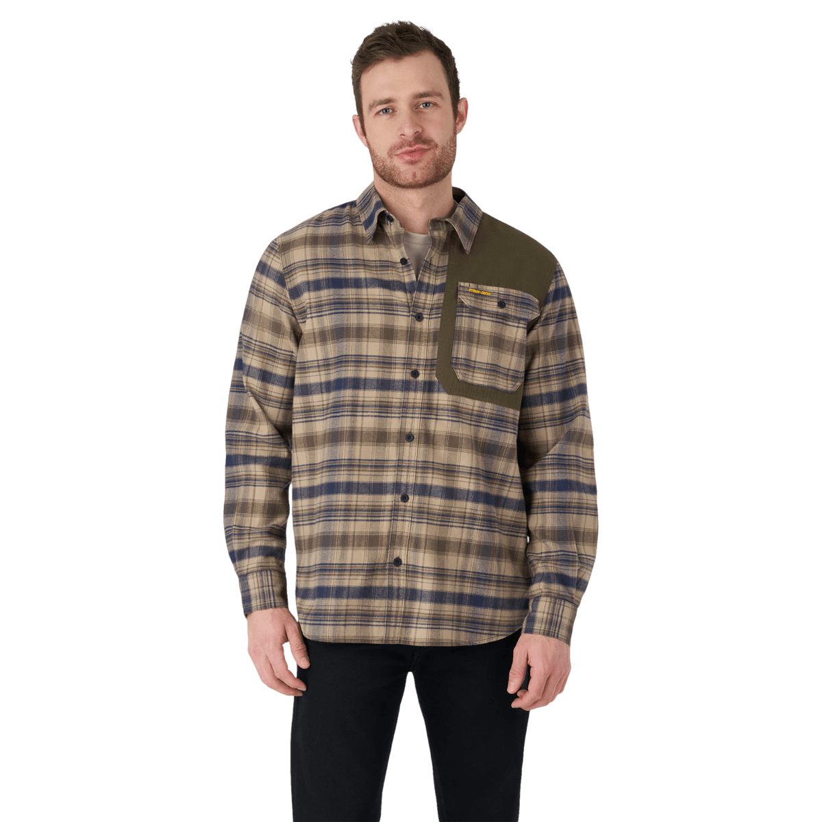 Chemise en flanelle à carreaux Can-Am pour homme