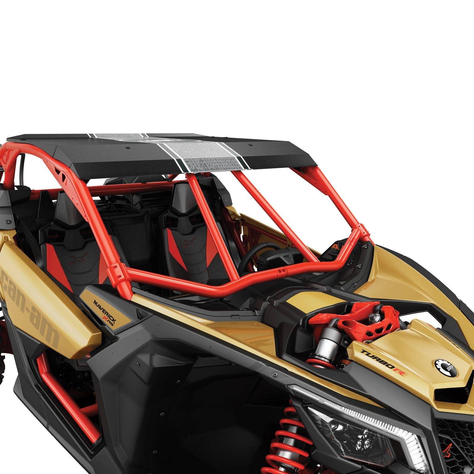 Barre anti-intrusion avant Lonestar Racing rouge pour Can-Am Maverick X3