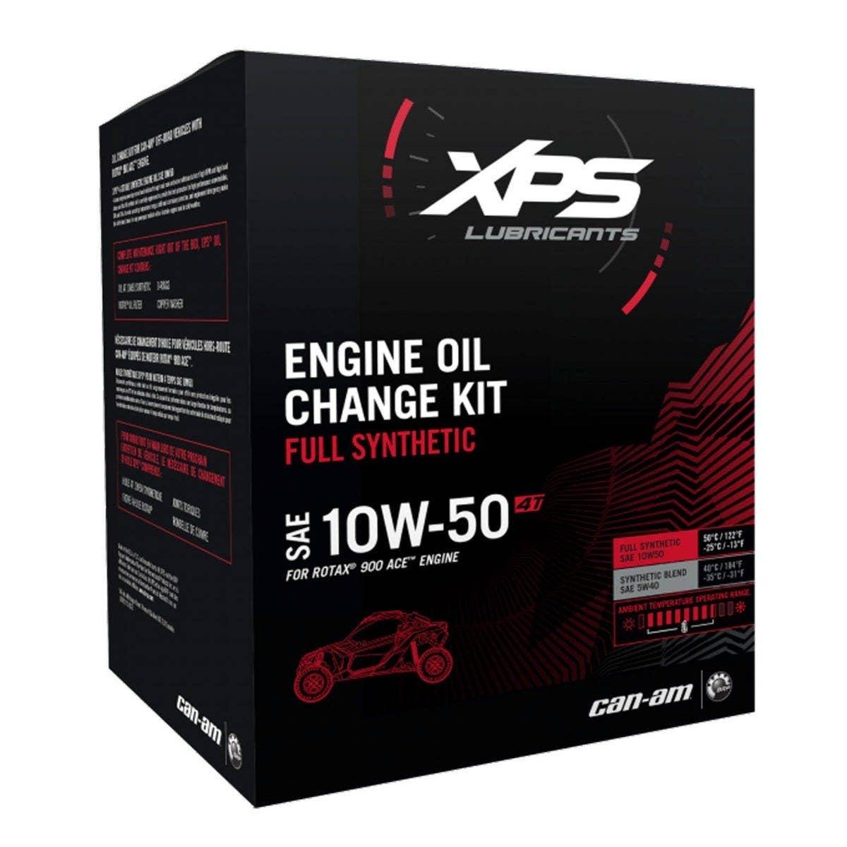 XPS 4T 10W-50 Synthetic Oil Change Kit for Rotax 900/999 ACE engine*