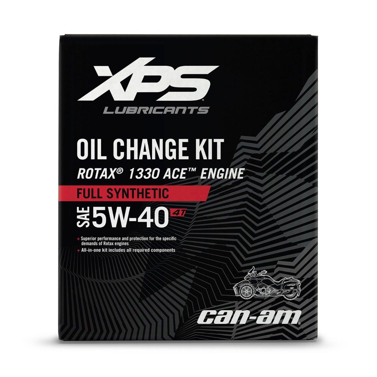 Ensemble de changement d’huile synthétique 4T 5W-40 XPS pour moteur Rotax 1330*