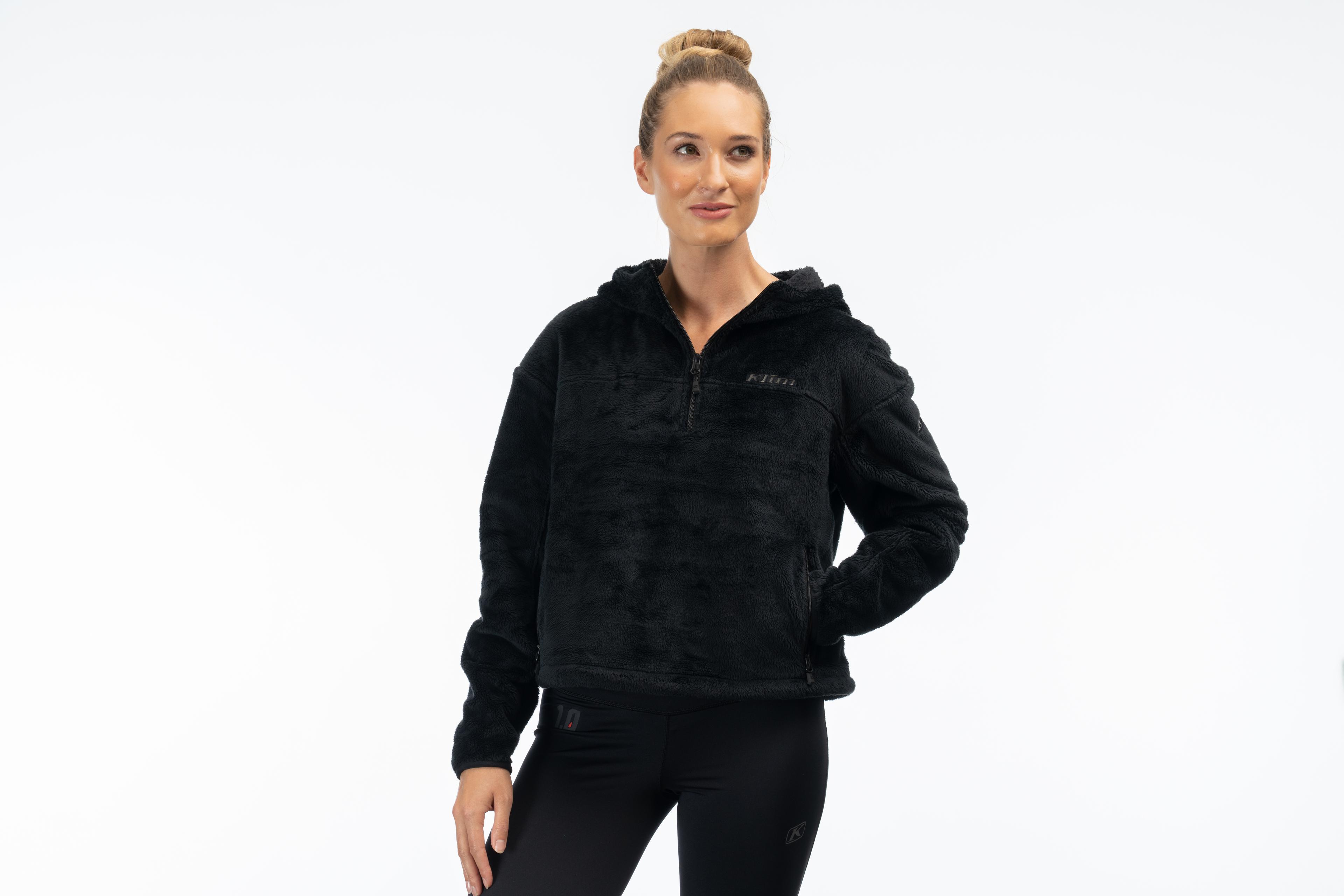 Cascade 1/4 Zip Crop Hoodie