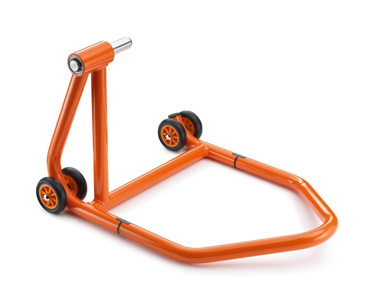 Rear wheel stand