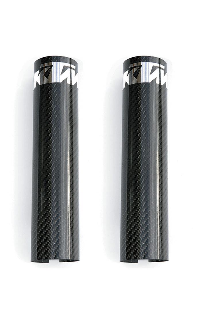 Ensemble de protecteurs de fourche en carbone 48MM