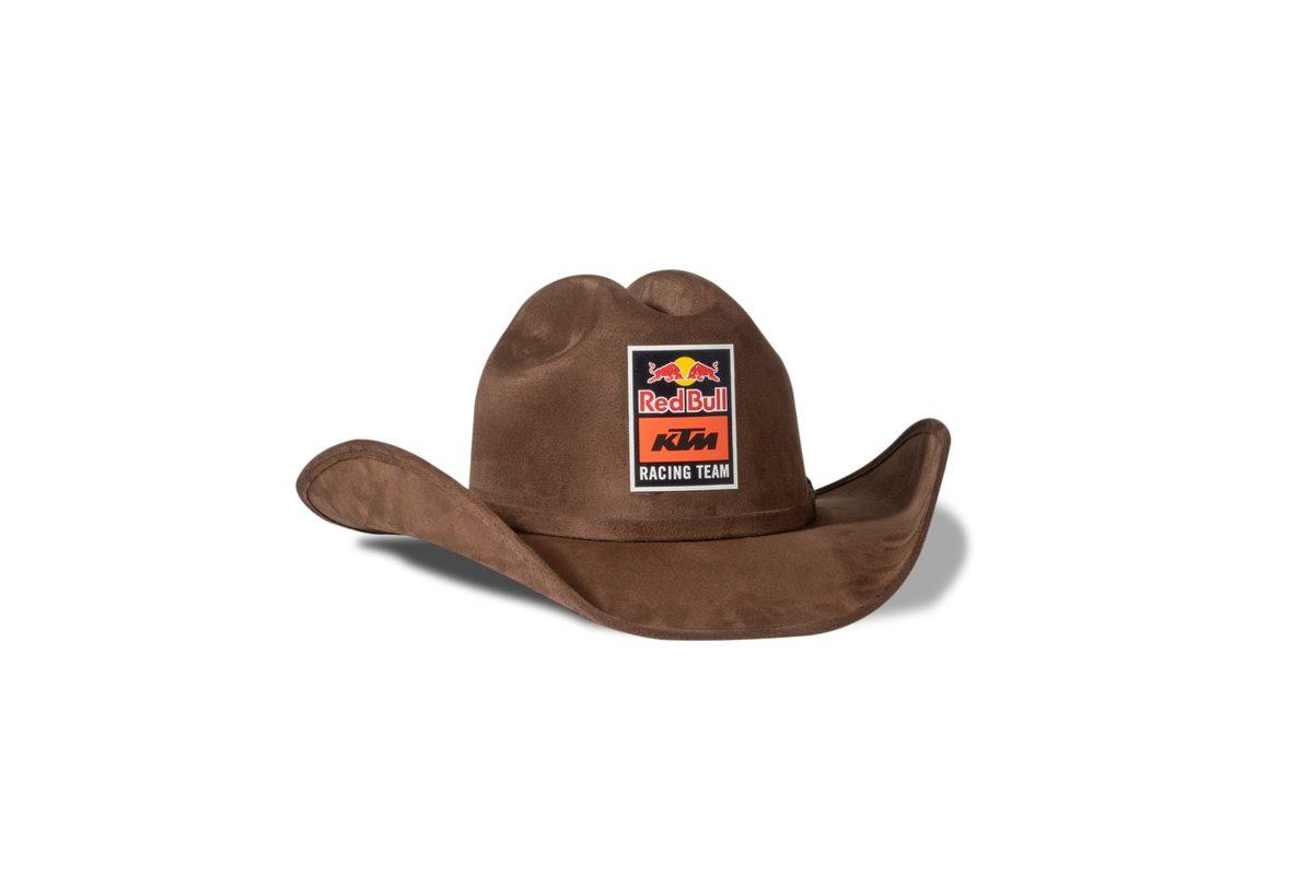 REDBULL KTM COWBOY HAT SUEDE BROWN