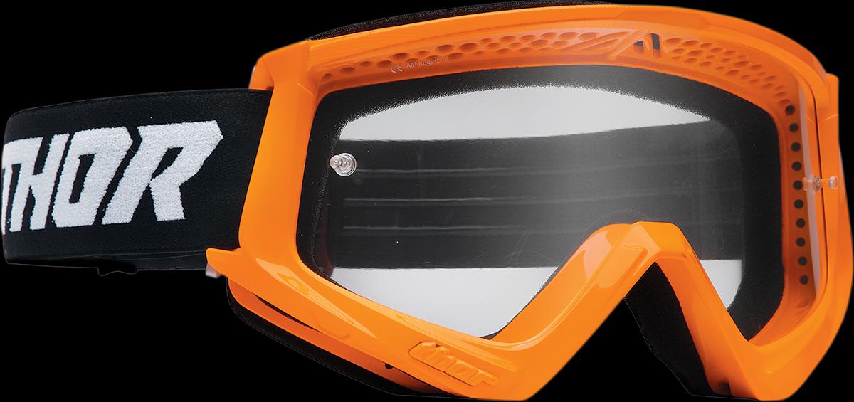 GOGGLE CMBT RACR FL OR/BK