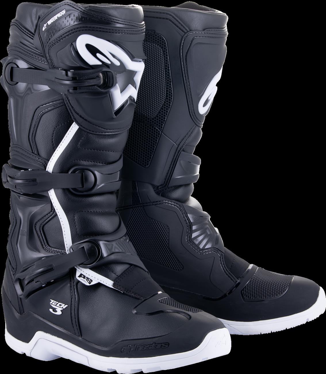 BOOT T3 END WP BLK/WHT 12
