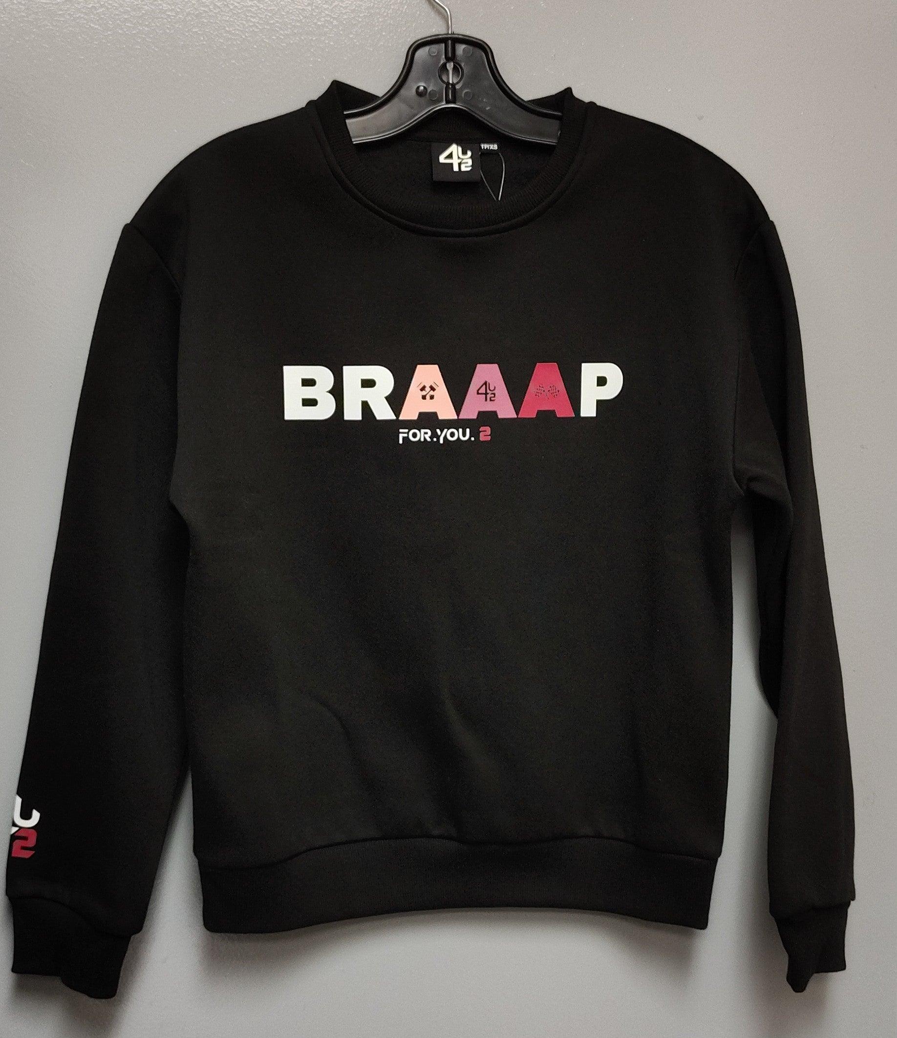 Coton ouaté style crewneck BRAAAP pour femme