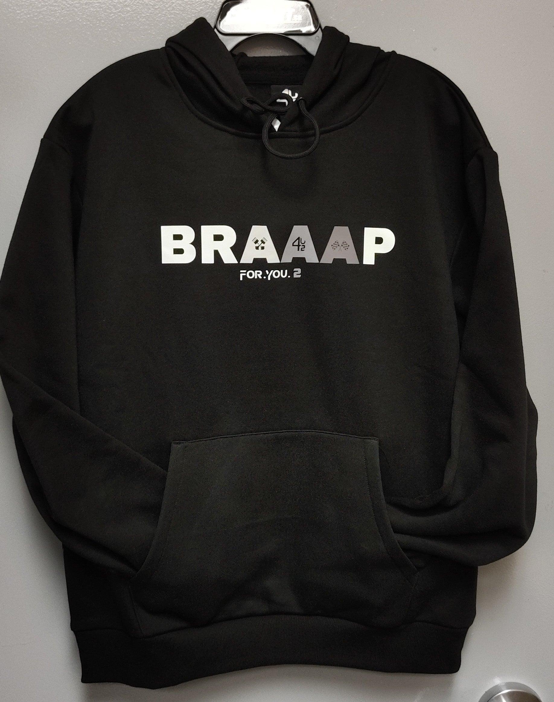 Hoodie BRAAAP gris pour homme