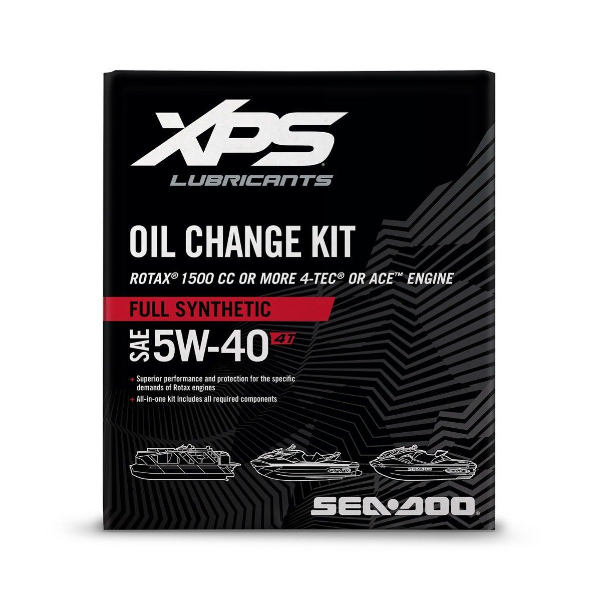 Sea-Doo XPS 4T 5W-40 Full Synthetic Oil Change Kit for engines of 1500 cc or more*