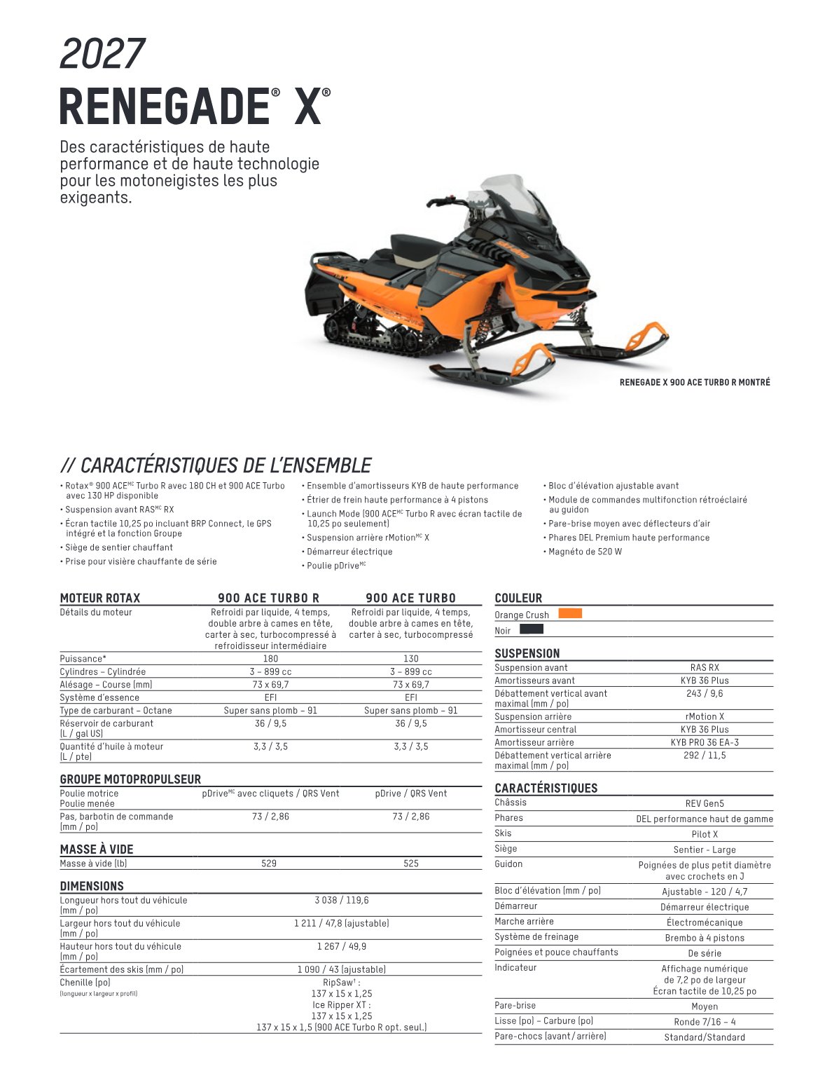 Spec Sheet