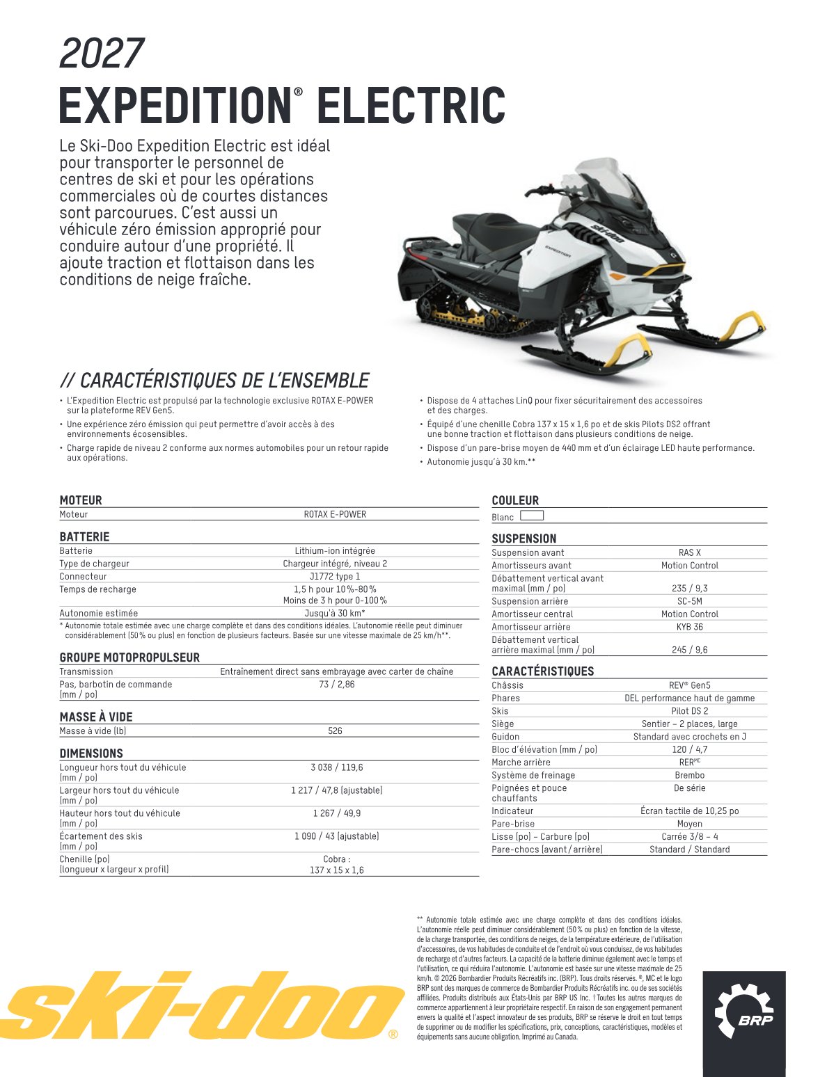 Spec Sheet