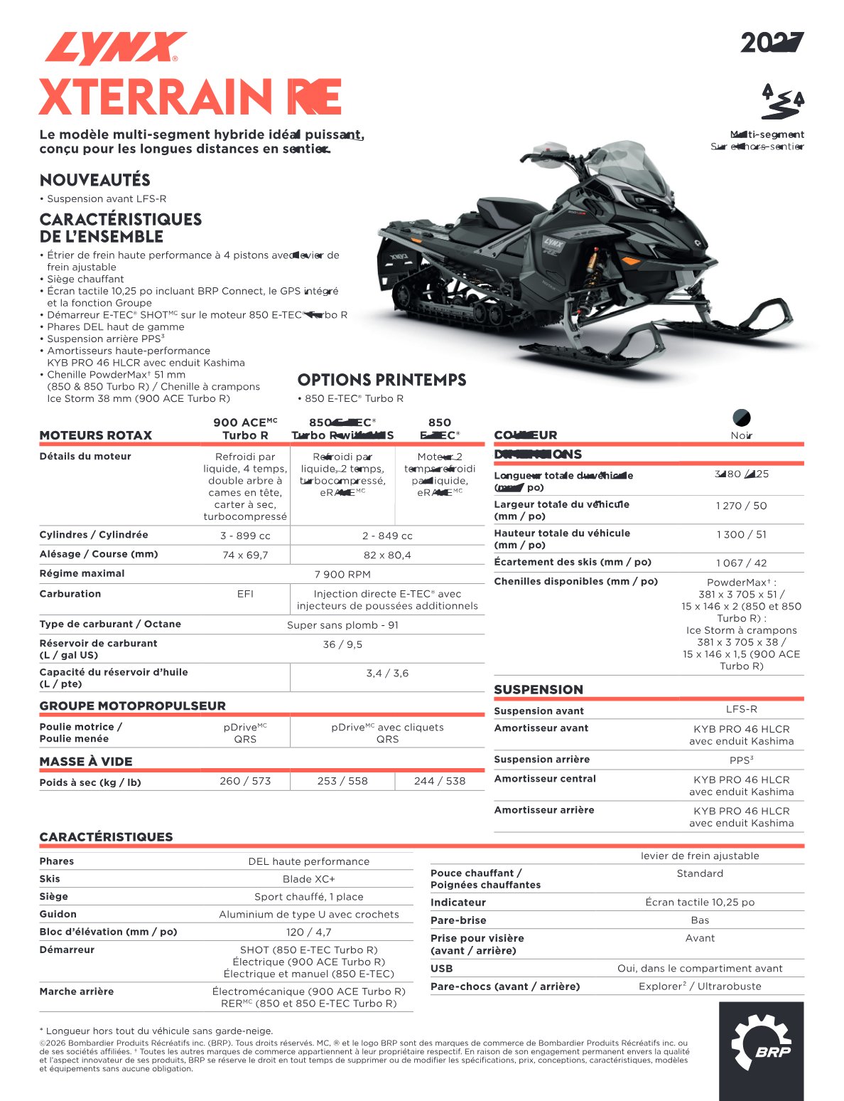 Spec Sheet