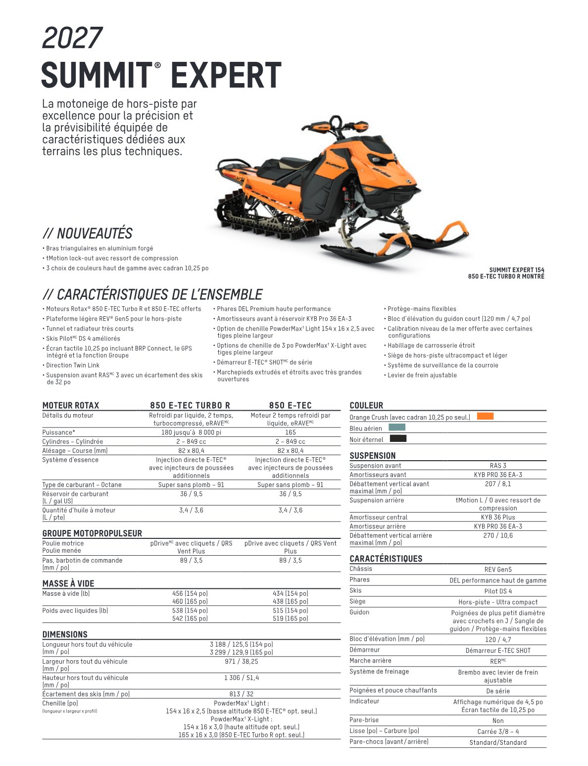 Fiche technique