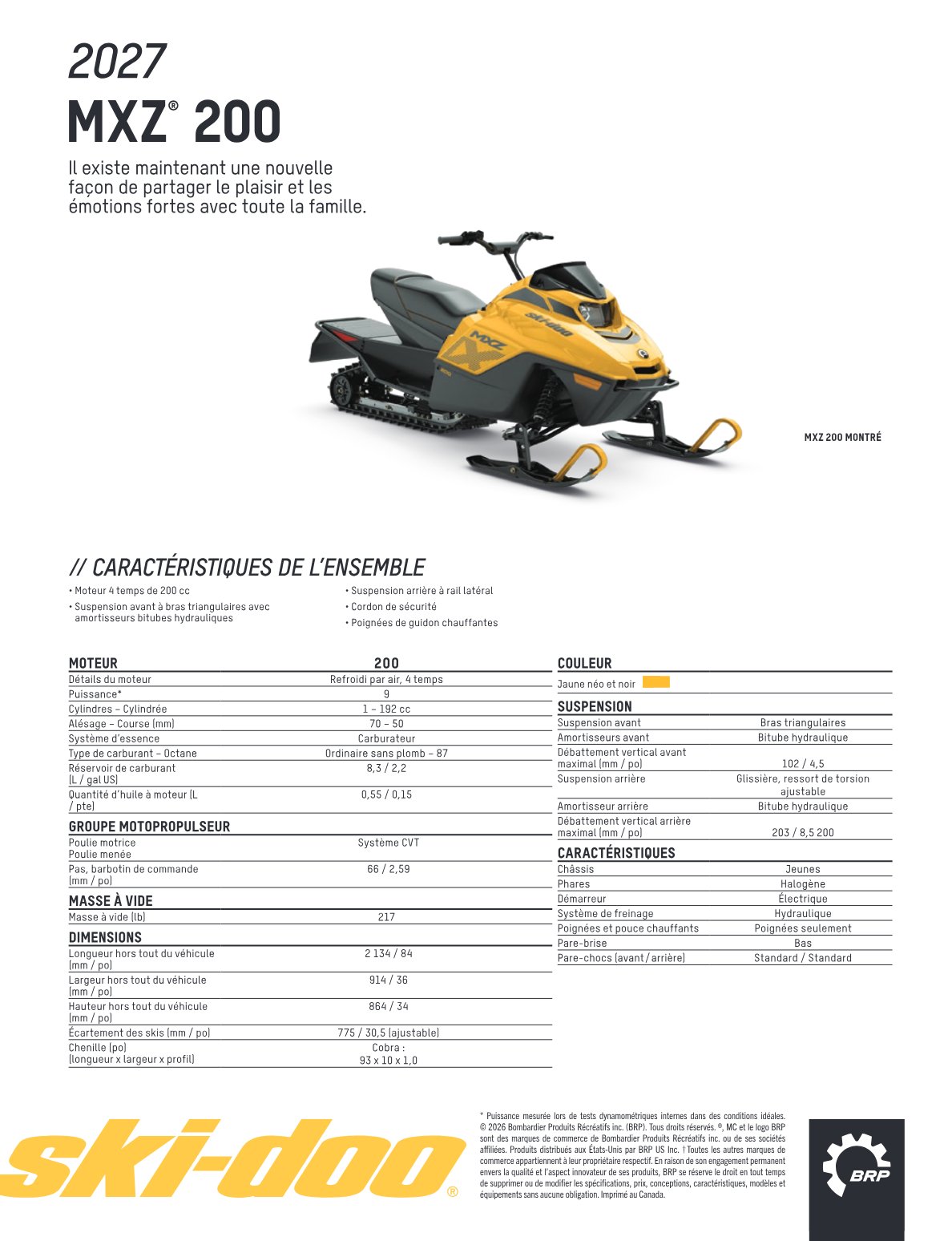 Spec Sheet
