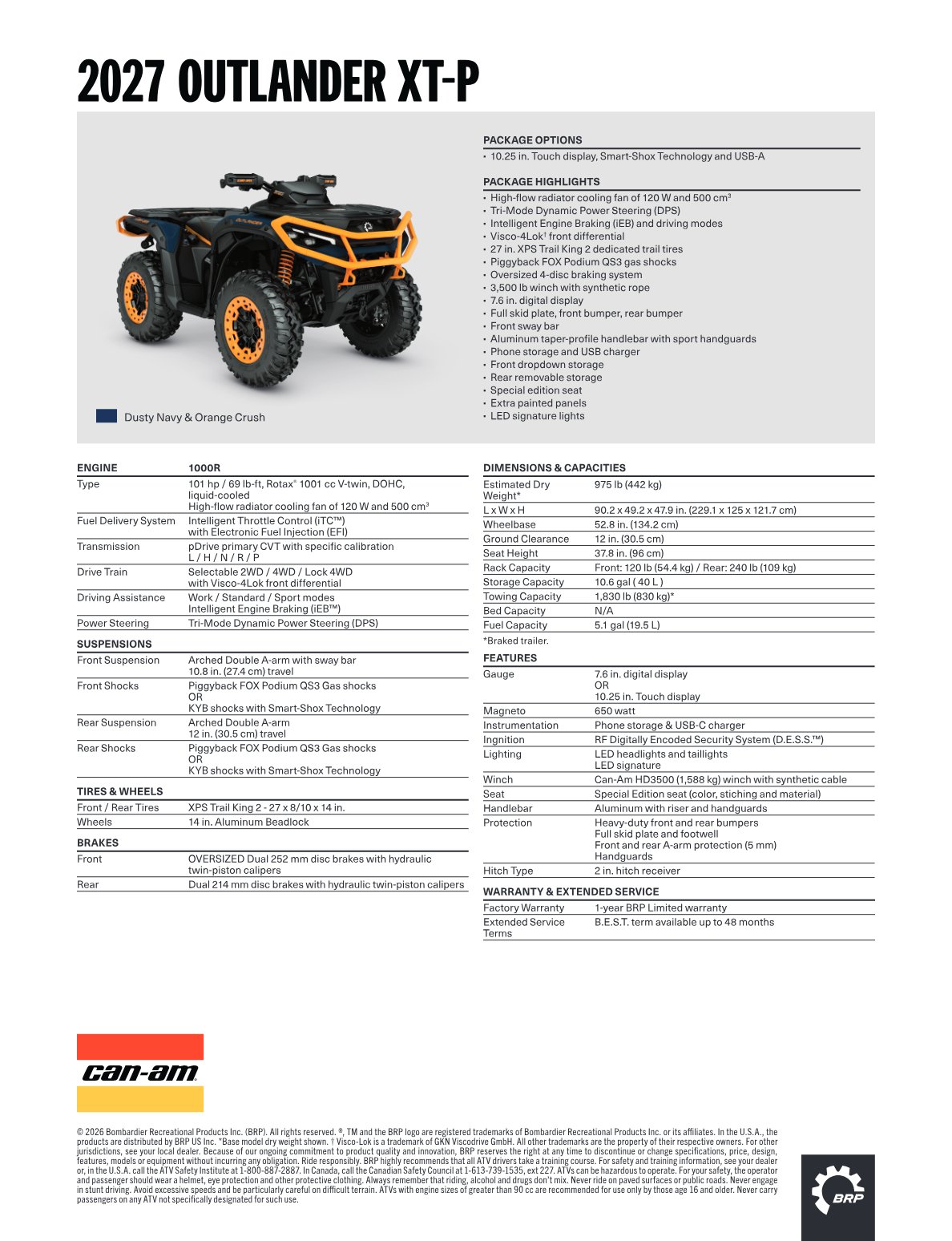 Spec Sheet