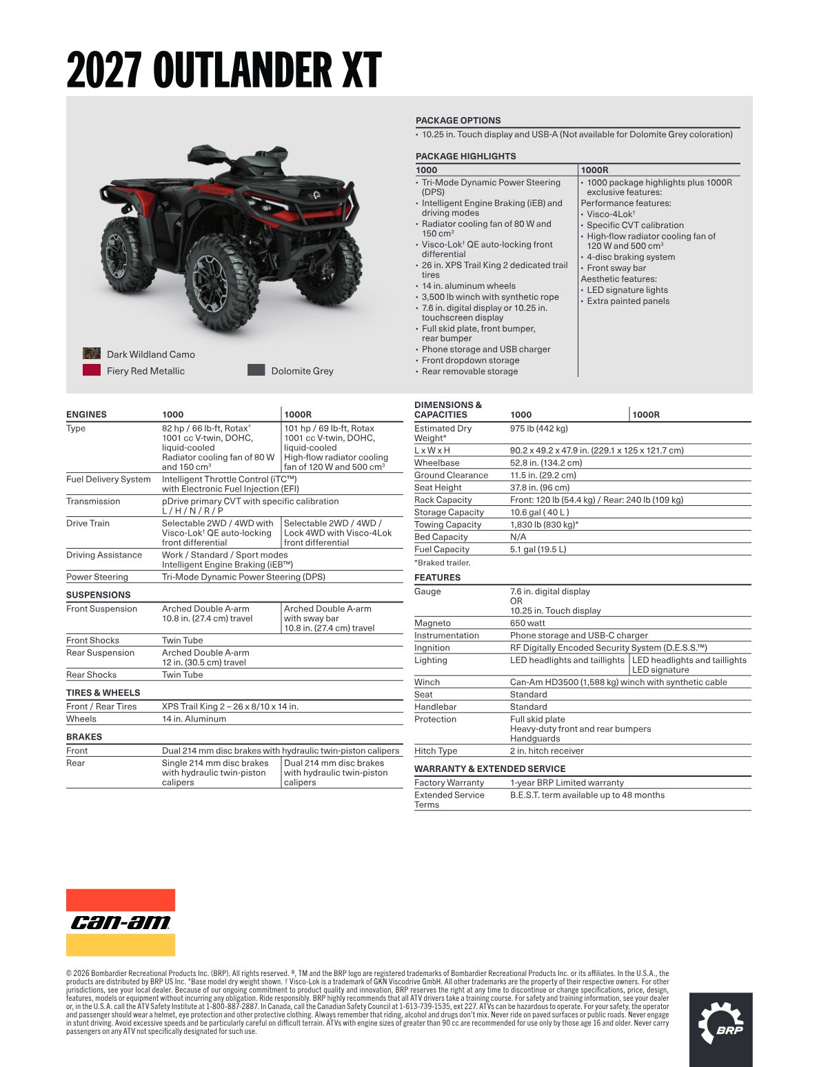 Spec Sheet