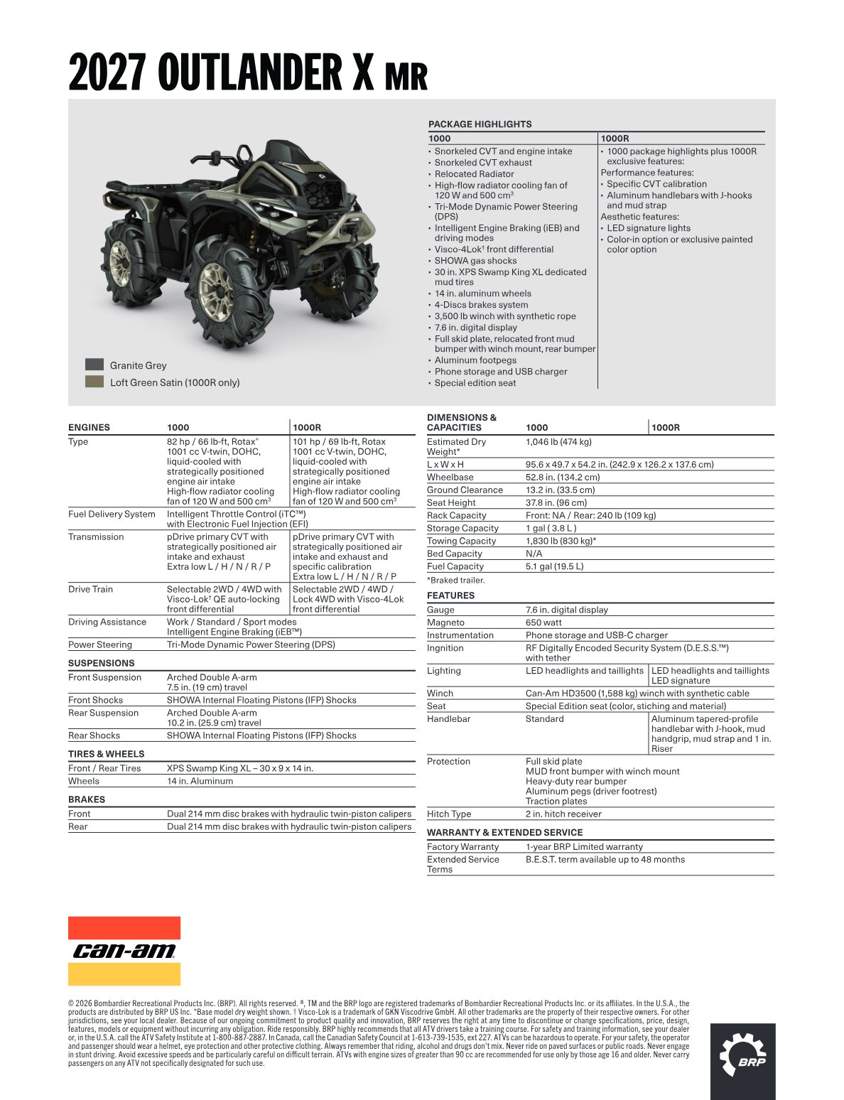 Spec Sheet