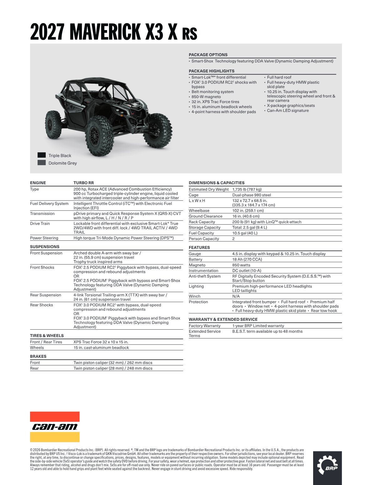 Spec Sheet
