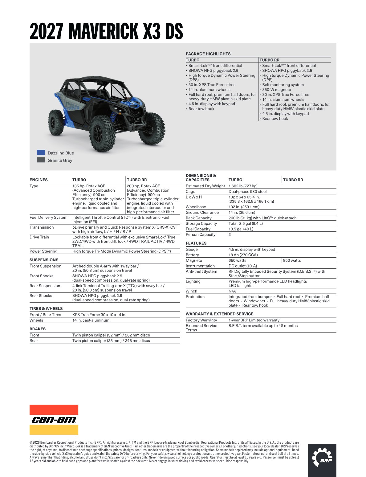 Spec Sheet
