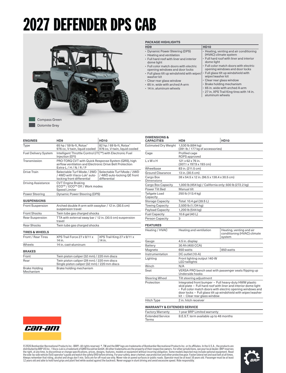 Spec Sheet