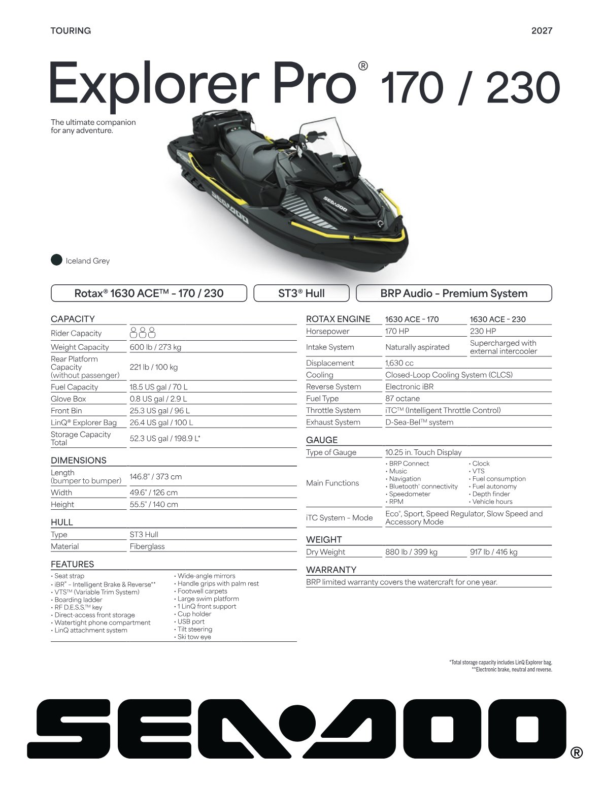 Spec Sheet