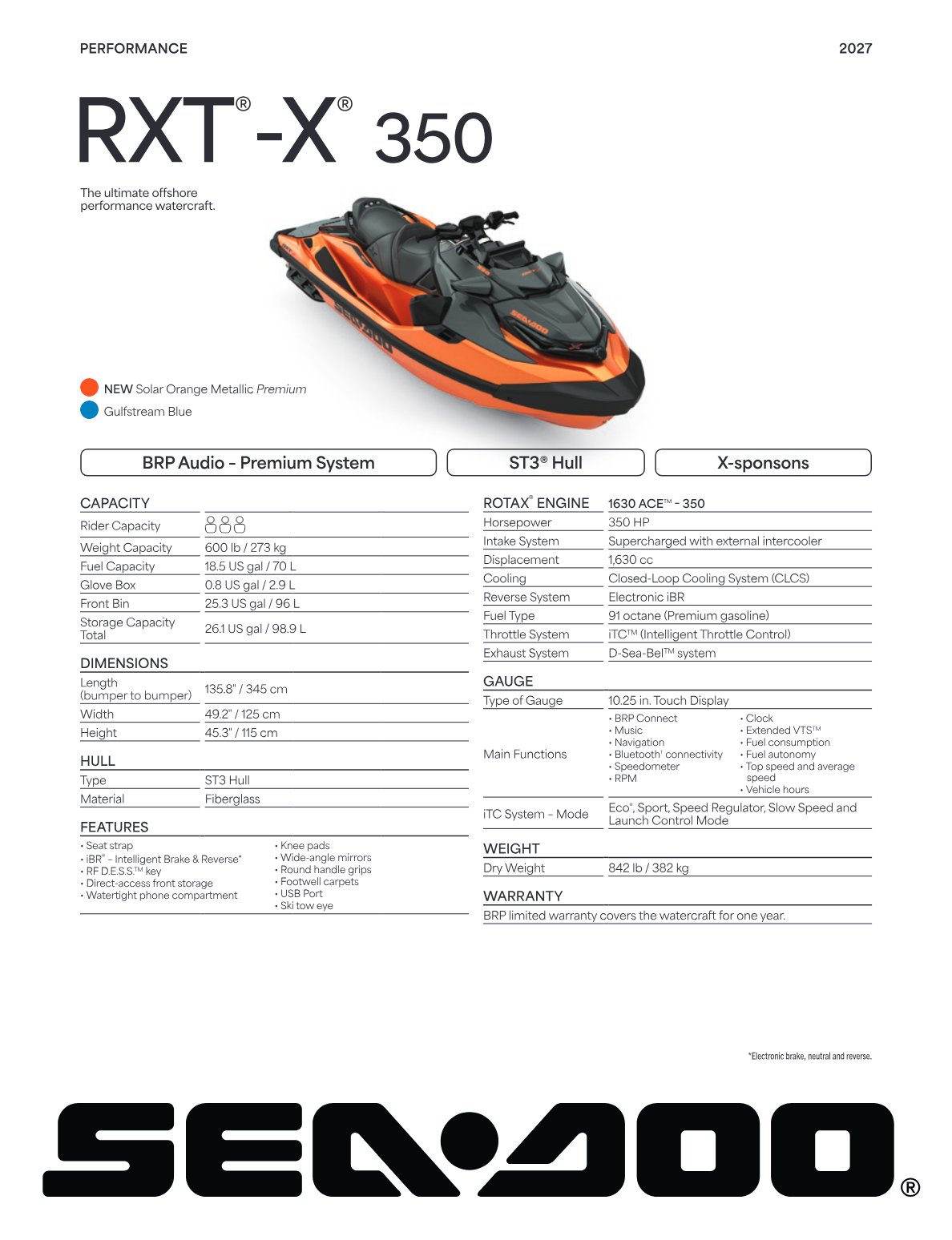 Spec Sheet