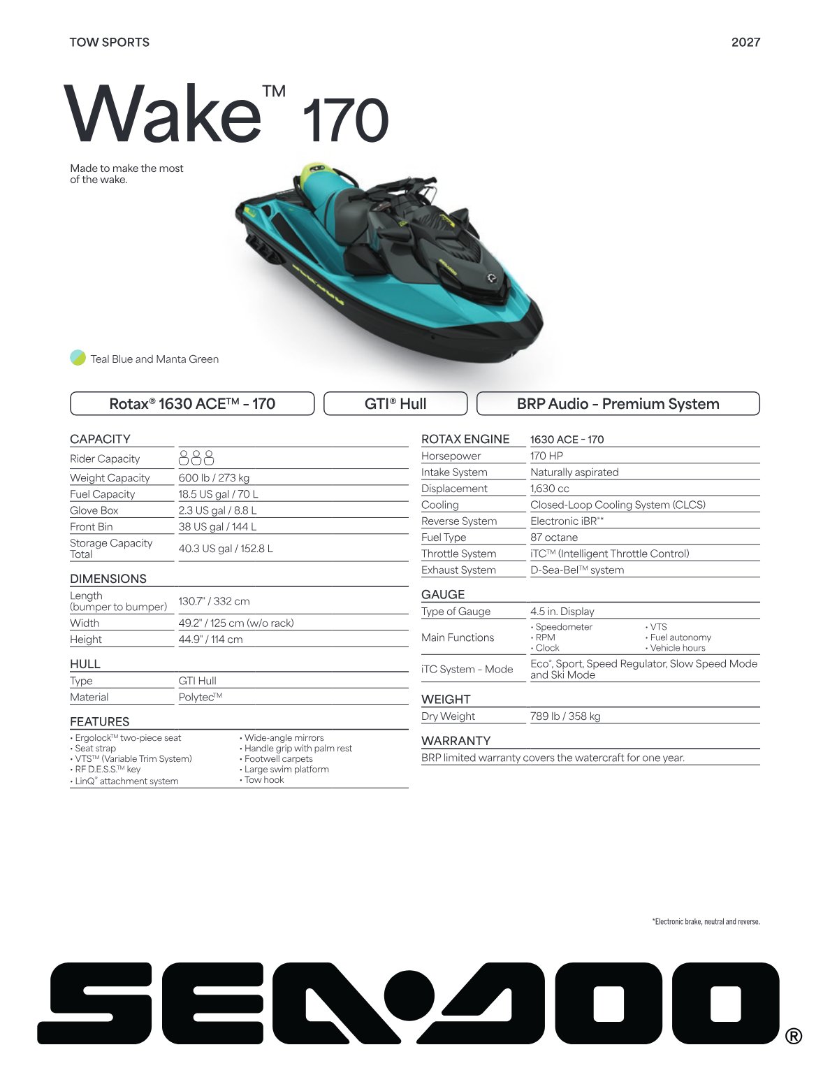 Spec Sheet