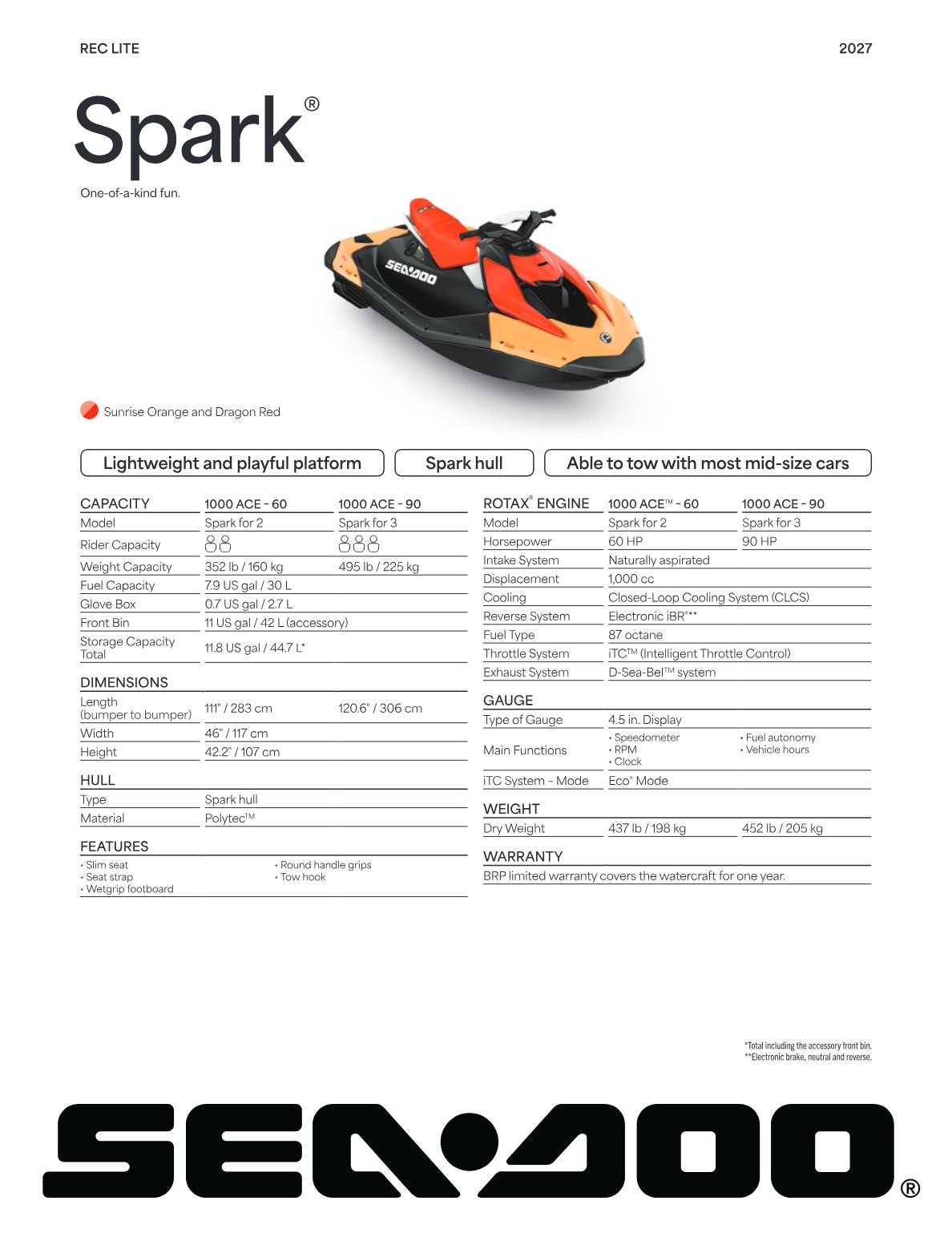 Spec Sheet