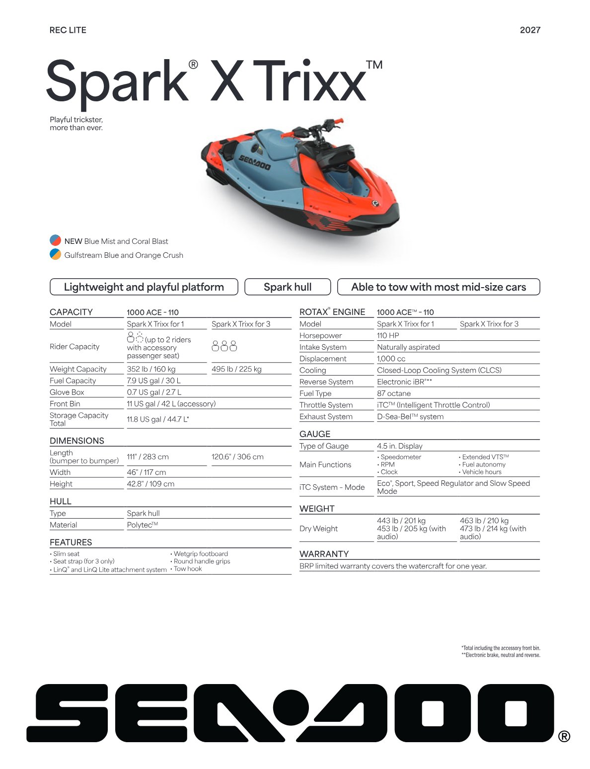 Spec Sheet