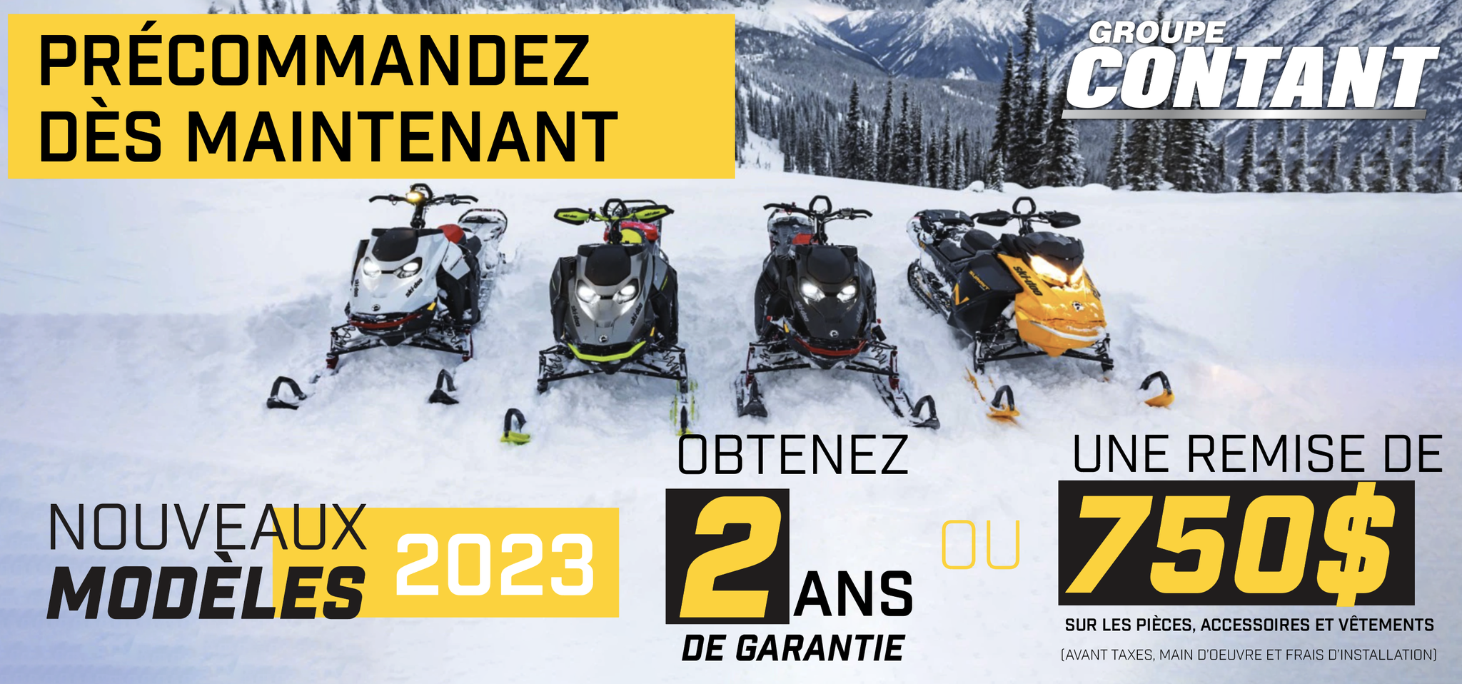 PRÉCOMMANDE 2023 - PROMOTION