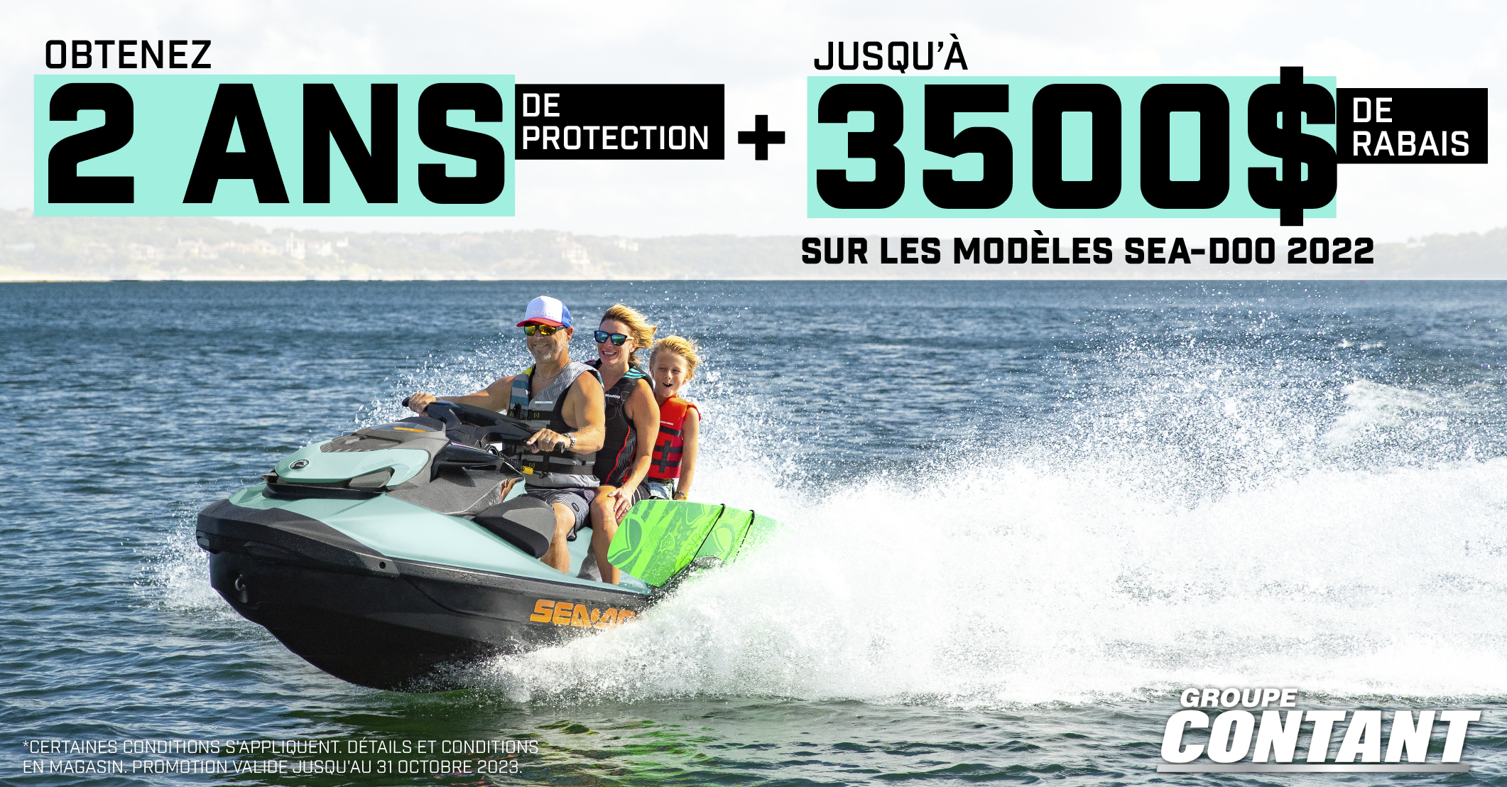 Promotion sea-doo 2022 aout/octobre 