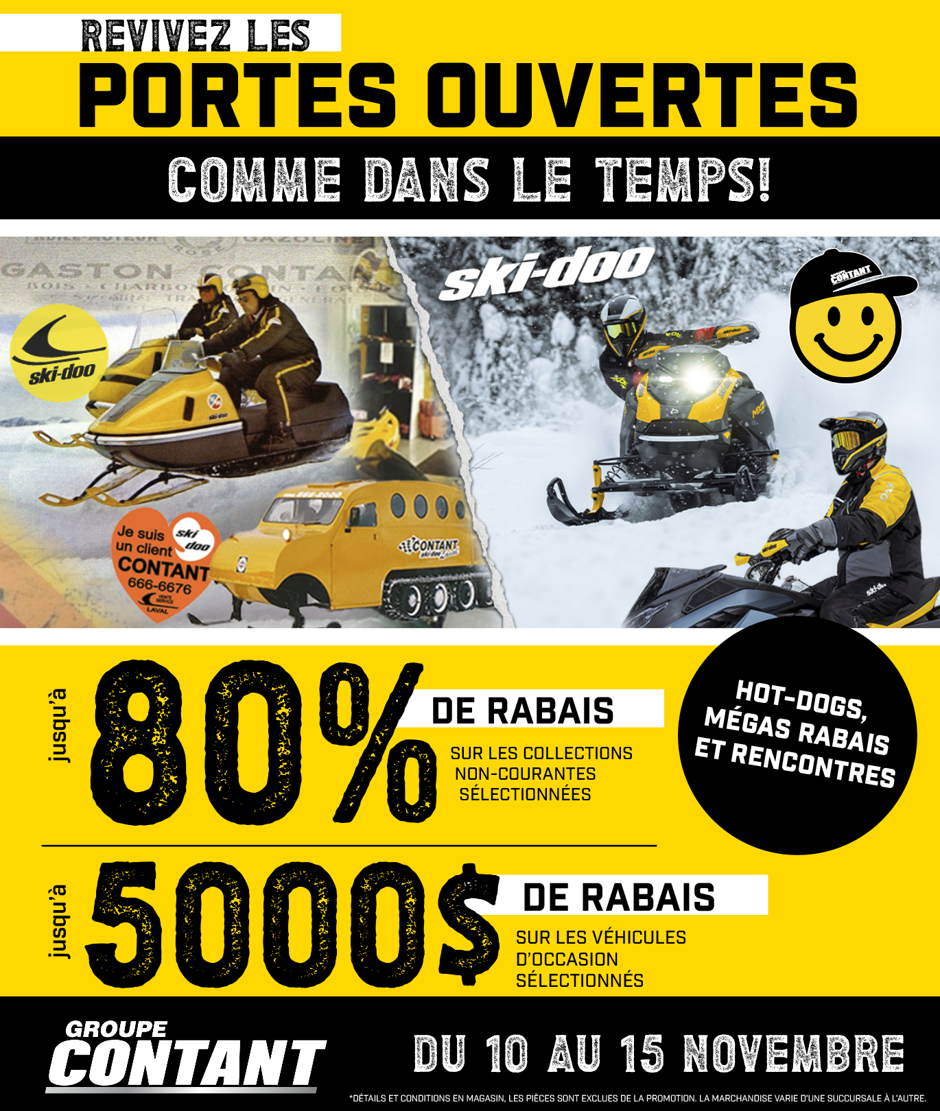 Nos portes ouvertes sont de retour! Du 10 au 15 novembre