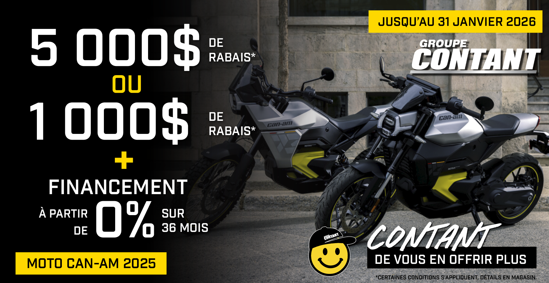 PROMOTION MOTO CAN-AM 2025