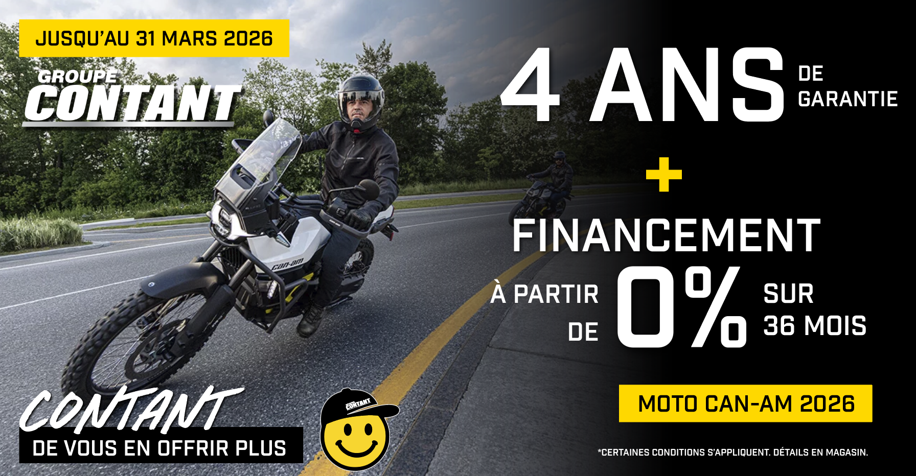 PROMOTION MOTO CAN-AM 2026