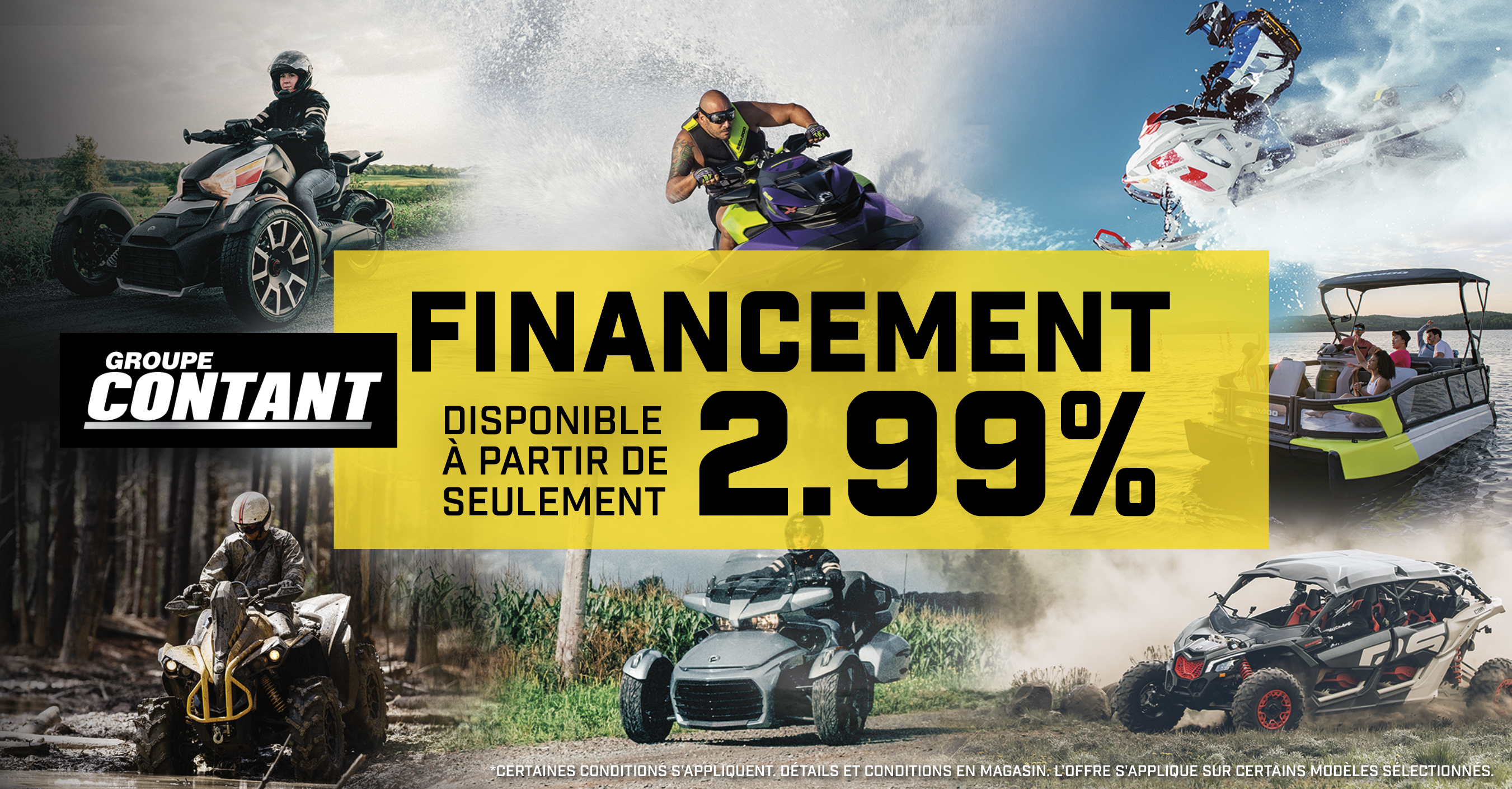 Financement disponible à partir de seulement 2.99% 