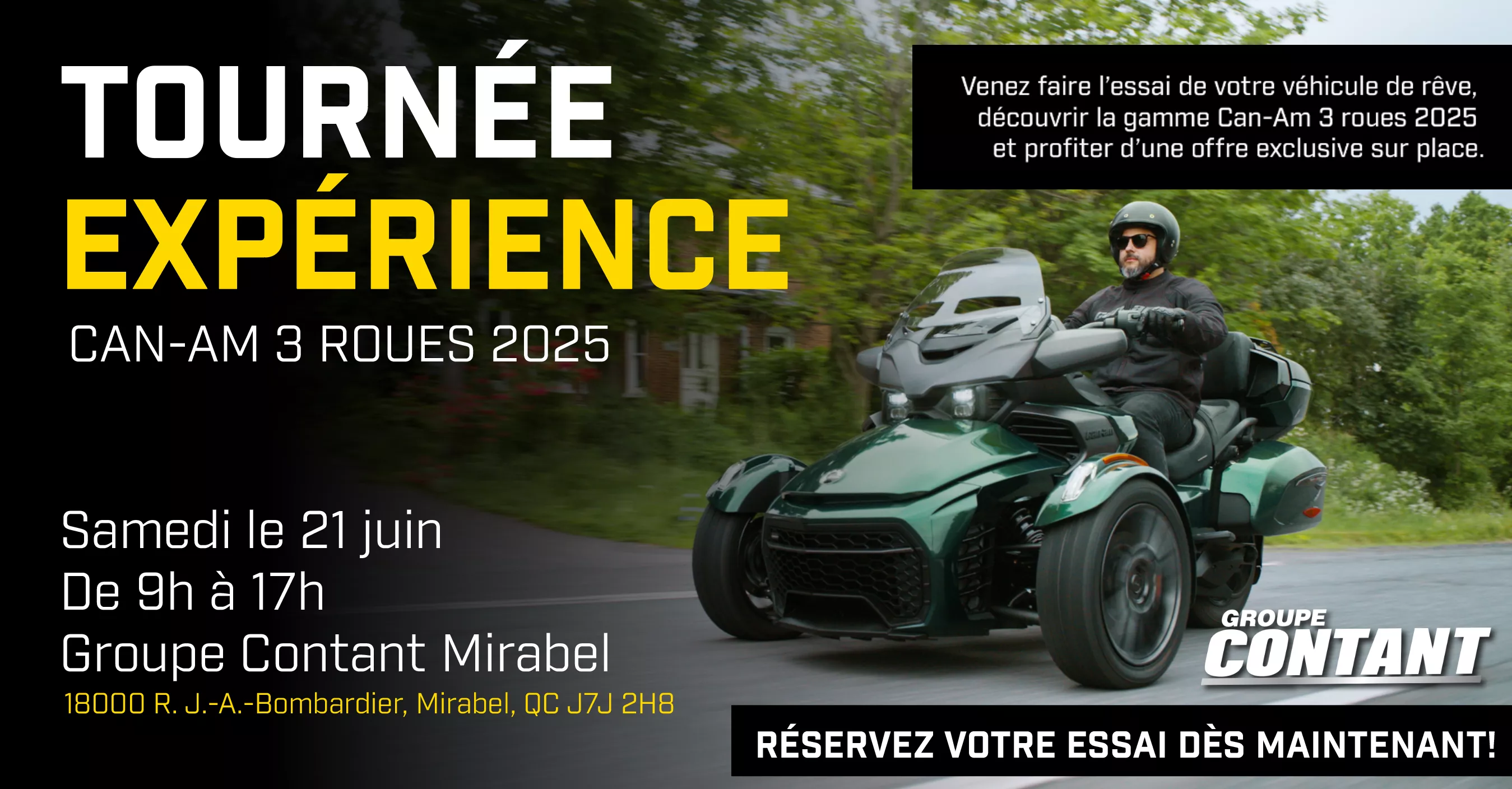Tournée Expérience Can-Am 2025 - 21 juin 2025
