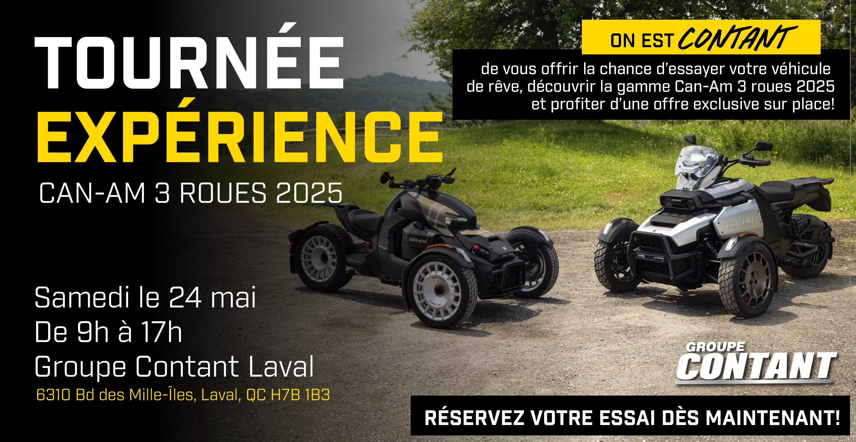 Tournée Expérience Can-Am 2025 - 24 mai 2025