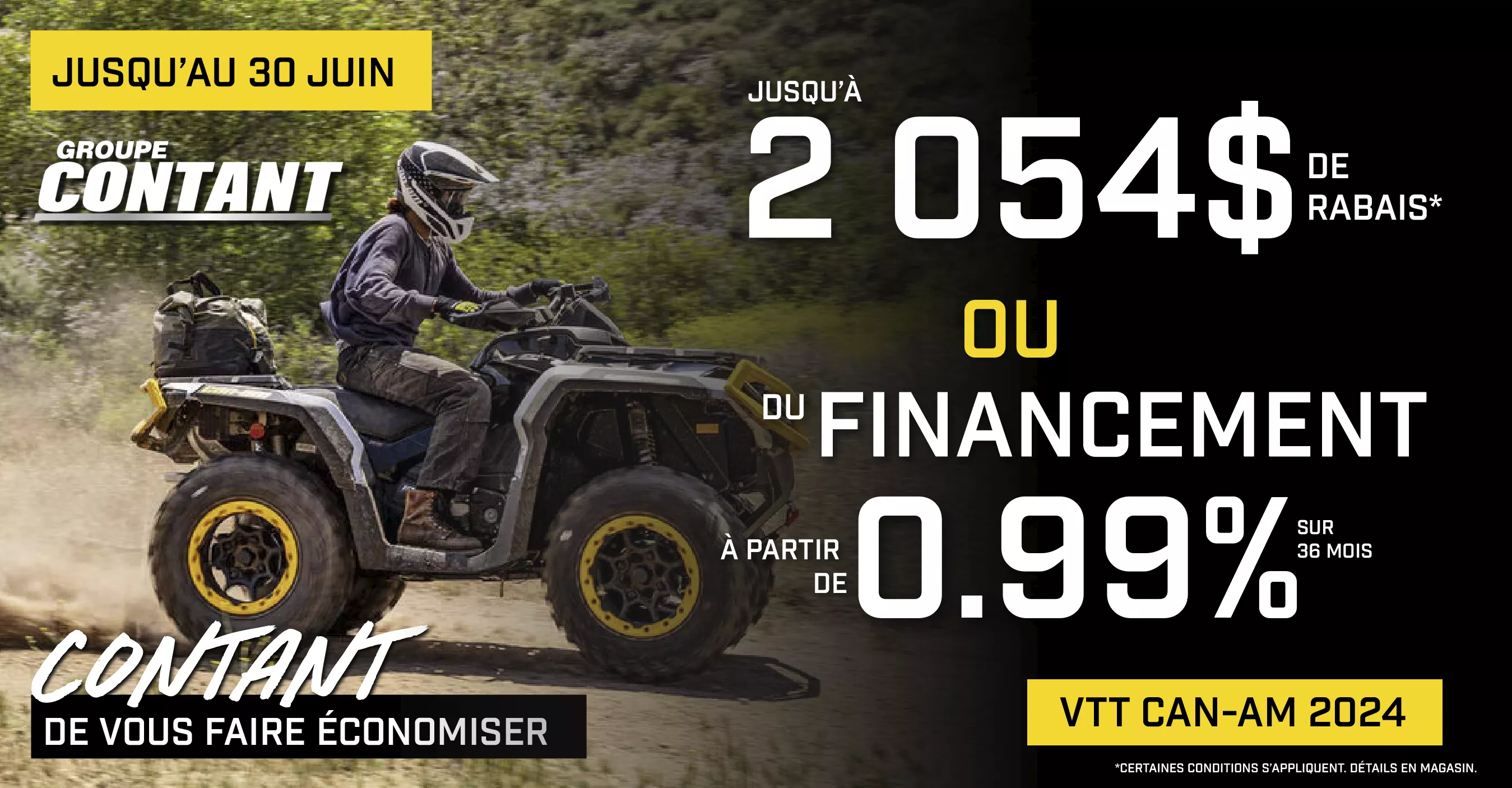 PROMOTION CAN-AM VTT 2024